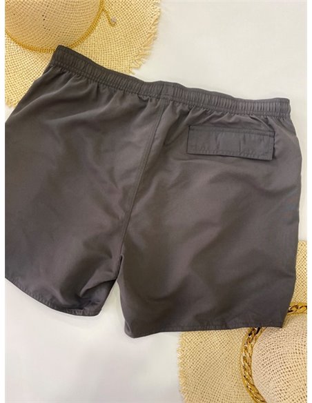 Шорты пляжные мужские EMPORIO ARMANI, Темно-серый (Dark land), 50