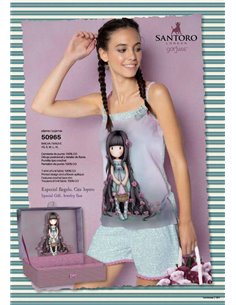 Пижама женская (майка на бретелях+шорты) SANTORO ADMAS, Фиолетовый