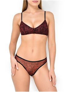 Бюстгальтер DKNY , Черный/Красный