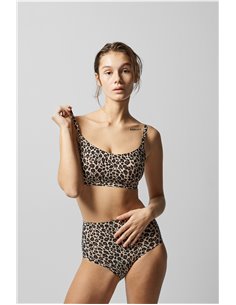 Бюстгальтер-топ женский Soft Stretch CHANTELLE, Леопард