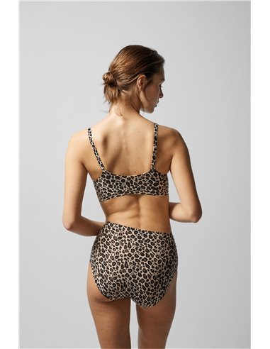 Бюстгальтер-топ женский Soft Stretch CHANTELLE, Леопард