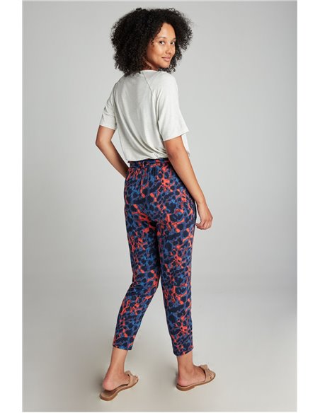 Брюки домашние женские JOCKEY USA ORIGINALS, Красно-синий