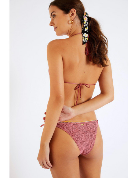 Трусы купальные женские Galbia Crochet BANANA MOON, Розовый