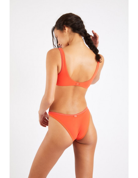 Трусы купальные женские NAIDA BEACHCLUB BANANA MOON, Коралл