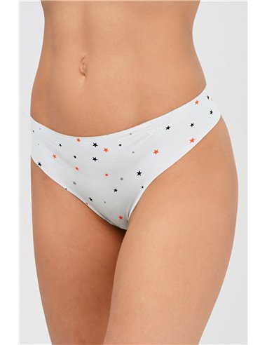 Трусы-стринги женские DKNY , Мятный принт (I698Y)