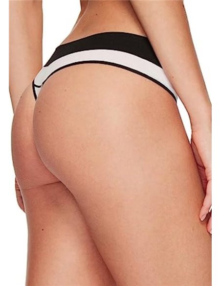 Трусы-стринги женские DKNY , Черно-белый