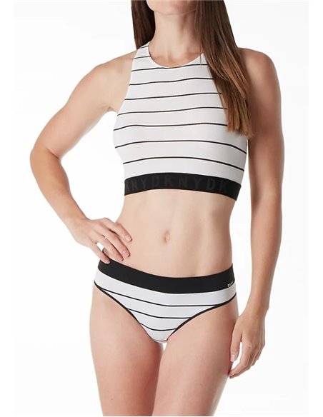 Трусы-стринги женские DKNY , Черно-белый