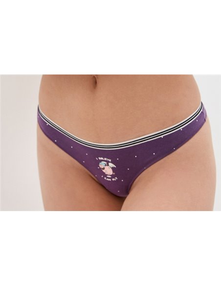Трусы-стринги женские INDEFINI, LDB9540