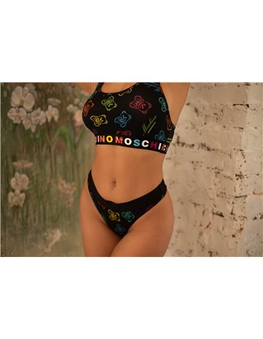 Трусы-стринги женские MOSCHINO, Черный
