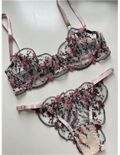 Трусы-слипы женские DELANIKKA, Vasilissa Pink flowers