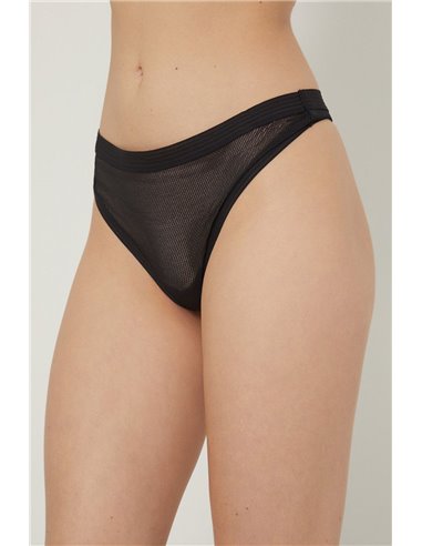 Трусы-стринги женские DKNY , Черный (I001A)