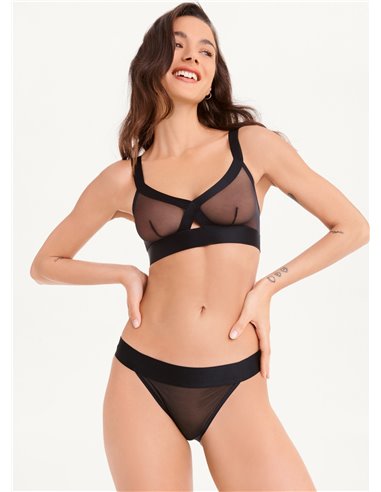 Трусы-слипы женские DKNY , Черный (I001A)