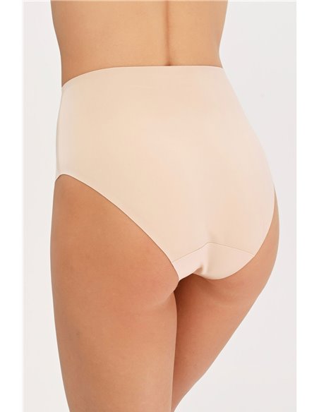 Трусы-слипы бесшовные корректирующие женские Pure Light CHANTELLE, Бежевый