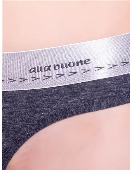 Трусы-слипы женские  ALLA BUONE, Тёмно-серый