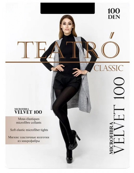 Колготки женские 100DEN Velvet100 TEATRO, Nero(черный)