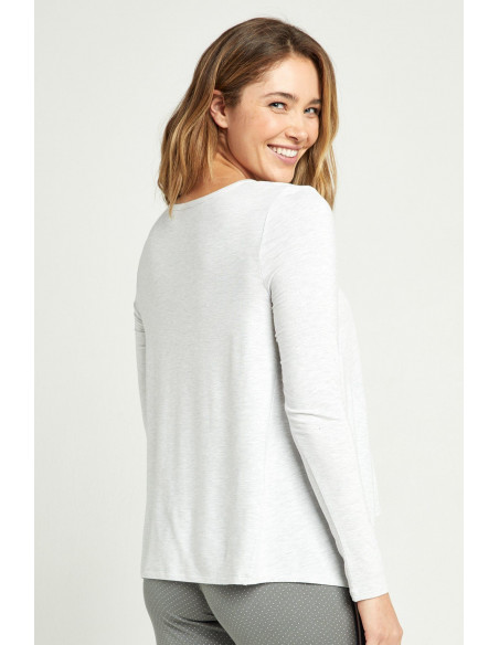 Кофта с длинным рукавом женская JOCKEY USA ORIGINALS, Белый