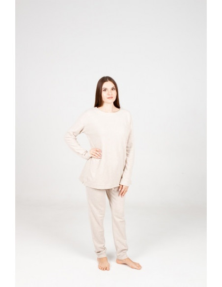 Кофта с длинным рукавом женская Punto Milano LUNA DI GIORNO, Crema (кремовый)