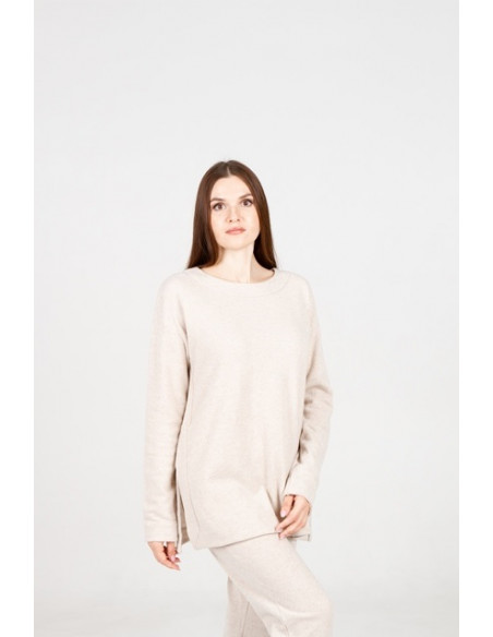 Кофта с длинным рукавом женская Punto Milano LUNA DI GIORNO, Crema (кремовый)