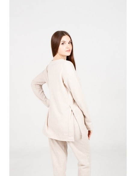 Кофта с длинным рукавом женская Punto Milano LUNA DI GIORNO, Crema (кремовый)