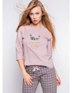 Пижама женская (кофта с длинным рукавом+штаны) Perro... 2