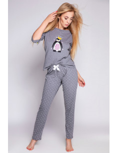 Пижама женская (кофта с длинным рукавом+штаны) Pinguino...