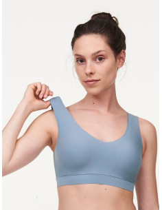 Бюстгальтер-топ женский Soft Stretch CHANTELLE, Голубой...
