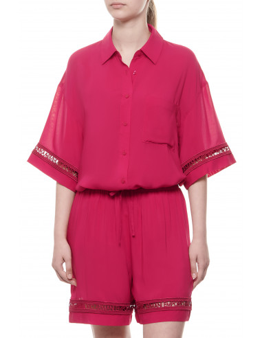 Шорты женские EMPORIO ARMANI, Красный