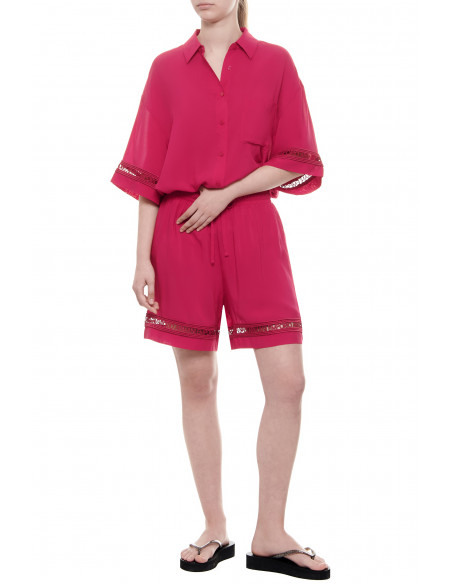 Шорты женские EMPORIO ARMANI, Красный