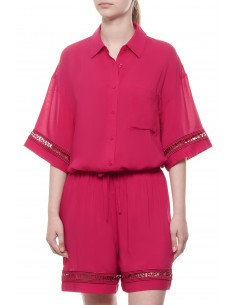 Рубашка женская EMPORIO ARMANI, Красный