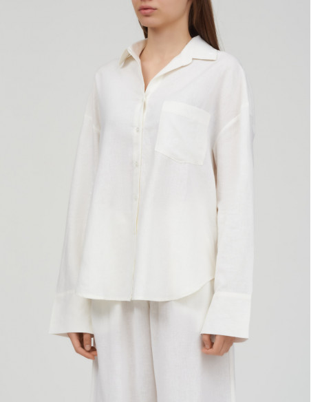 Рубашка женская EMPORIO ARMANI, Белый