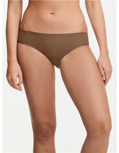 Трусы-слипы бесшовные женские Soft Stretch CHANTELLE, Коричневый (02E)