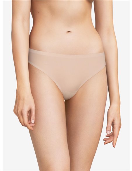 Трусы-стринги бесшовные женские Soft Stretch CHANTELLE, Пудровый (0RG)