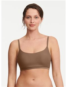 Бюстгальтер-топ женский Soft Stretch CHANTELLE, Коричневый (02E)
