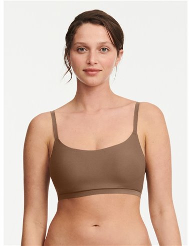 Бюстгальтер-топ женский Soft Stretch CHANTELLE, Коричневый (02E)