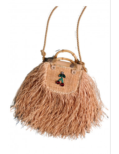 Сумка Palmier Fringe Cherry ISABEL, Натуральный