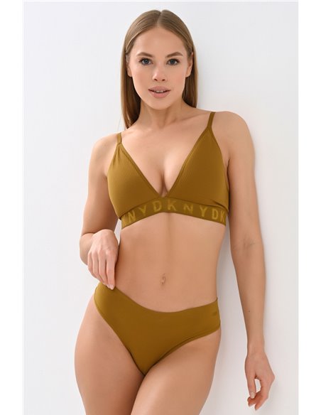 Бюстгальтер с мягкой чашкой и вкладышами DKNY , Болотный (I223Y)