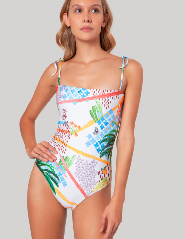 Купальник слитный женский AGUA BENDITA, Nativa
