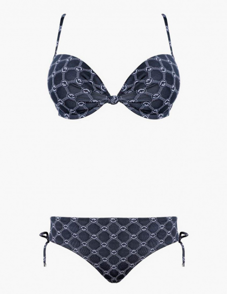Купальник (бюстгальтер+трусики) женский EMPORIO ARMANI, Синий