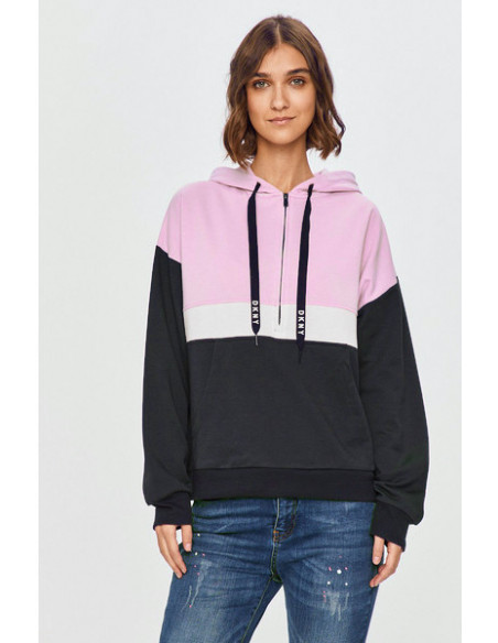 Толстовка домашняя женская DKNY, Розовый/серый(FadeBLK)