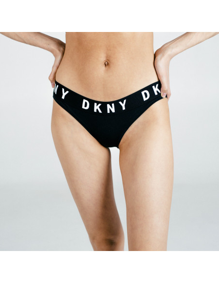 Трусы-слипы женские DKNY, Черно-белый